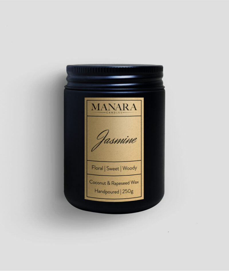 250g jasmine candle by manara candles