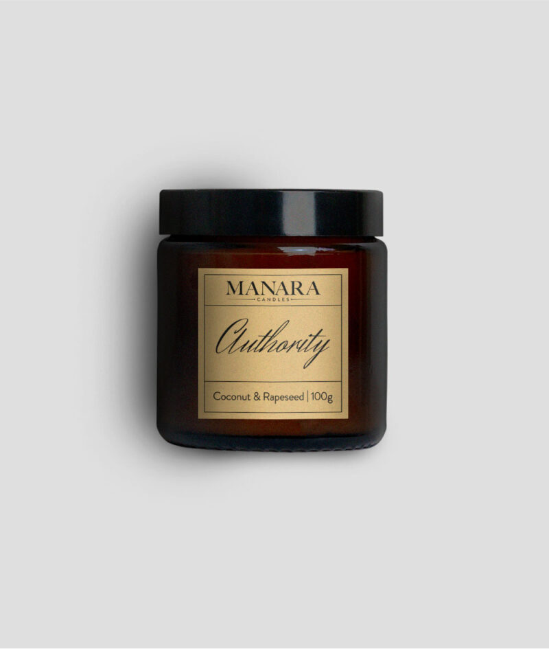 100g Authority Candle by Manara Candles