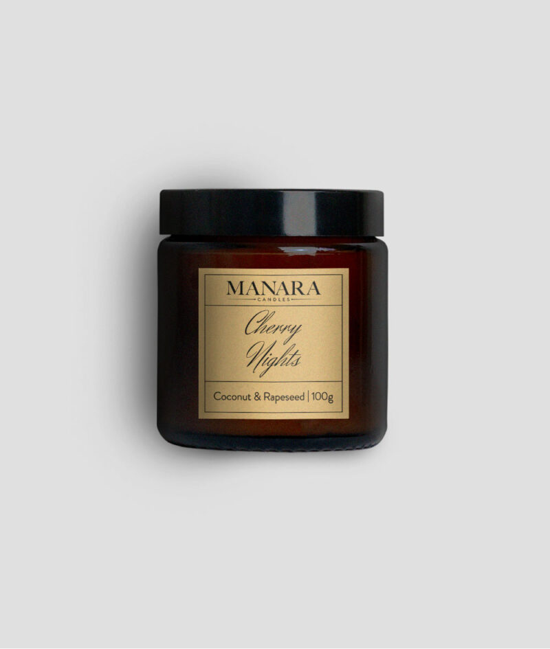 100g Cherry Nights Candle by Manara Candles